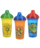 Nuby No Spill Sippy Cups with Vari-Flo Valve, TMNT Design - 9 Oz - Buy Online on GoSupps.com