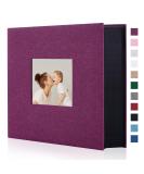 Miaikoe 6x4 Photo Album - Large Capacity Linen Album Book for Family Wedding - 600 Pockets (Purple) - Buy Online on GoSupps.com