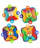 Nuby Teething Blankie Characters May Vary Red/Yellow/Green/Orange/Blue 1 Count - Buy Online on GoSupps.com