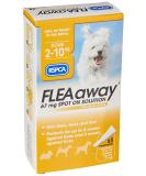 RSPCA FleaAway Spot On Solution for Small Dogs 67 mg Yellow - Buy Online on GoSupps.com