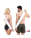 Deep Exfoliating Back & Body Scrubber with Handles - 30" Extra Long Dead Skin Remover for Men | Perfect for Hard to Reach Areas | 100% Floss Silk Skincare - Buy Online on GoSupps.com