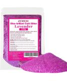 Jemesi Lavender Holographic Glitter Powder - 100g Fine Glitzer for Epoxy Resin Nail Art Body Decoration & More | International Shipping - Buy Online on GoSupps.com