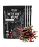 Buy The Meat Makers Peppered Beef Jerky 400g - Protein-Rich Dried Beef Snack for International Shipping - Buy Online on GoSupps.com