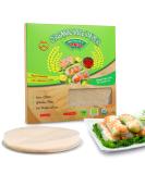 Tanisa Organic Spring Roll Rice Paper Wrapper (22cm Round 12 oz) - Non GMO & Gluten Free - Made In Vietnam - Banh Trang Goi Cuon - Buy Online on GoSupps.com