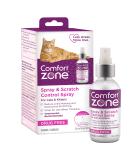 2 oz Spray, Comfort Zone Cat Calming Spray & Scratch Control (Travel Size), Reduce Urine Marking, Destructive Scratching, & Other Problematic Behaviors While Creating a Calming Environment - Buy Online on GoSupps.com