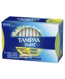 Tampax Pocket Pearl Tampons Duopack - Regular/Super Absorbency, Unscented - 30 Count Pack - Buy Online on GoSupps.com