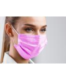 CarePrime Type IIR Medical Face Mask - Surgical Face Mask (50 Pack) | BFE 98% | EN14683:2019 | CE Certified | Pink - Buy Online on GoSupps.com