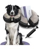 STUCH Inflatable Neck Brace - Soft Protective Collar for Comfortable Recovery Leak Protection Gray XL - Shop Internationally - Buy Online on GoSupps.com