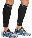 Thoxcare Calf Compression Sleeve for Men Women (1 Pair) - Leg Support Compression Socks for Running - Black/Gray, Large - Buy Online on GoSupps.com