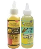 Buy Africa's Best Jamaican Black Castor Growth Oil - 2x118ml | Stimulating Argan Oil | International Shipping - Buy Online on GoSupps.com