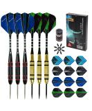 GOOSO Professional Steel Tip Darts Set 22G with Flights, Sharpener & Magnetic Case - 6 Pack - Buy Online on GoSupps.com