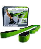 EverStretch Stretching Strap with Loops & E-Book | Non-Elastic Yoga Strap | Premium Stretch Band for Physical Therapy & Exercise - Buy Online on GoSupps.com