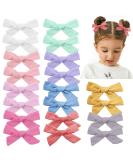 20pcs Baby Girls Hair Clips with Bows | Colorful Linen Accessories for Stylish Girls - Buy Online on GoSupps.com