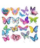 Leesgel Butterfly Temporary Tattoos for Kids - Glitter Girls Birthday Party Decorations - Buy Online on GoSupps.com