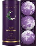 Deep Sleep Well Bath Bombs Lavender Chamomile Essential Oils Calming Relaxing Luxury Natural Bubble Bath Shower Fizzies Spa Gifts Set Mother's Birthday Christmas Women Perfect Stocking Stuffers - Buy Online on GoSupps.com