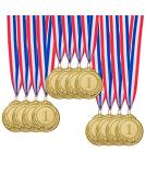 12-Piece Gold Award Medals for Sports Competitions and Events - 2 Inches - Buy Online on GoSupps.com