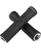 Ergon GA2 Ergonomic Bike Handlebar Grips | MTB Mountain Trail E-Bike| Comfort & Control for Demanding Trails | Lock-on, Carbon Bar Compatible | Standard Trigger Shifter Style | Pair of Grips, 7 Colors / One Size Black - One Size - Buy Online on GoSupps.com