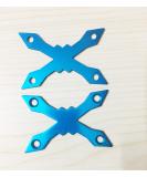 Blue DreamFire Longboard Deck Protective Gaskets - Aluminum Alloy Anti Sinking Hardware (2PCS) - Buy Online on GoSupps.com