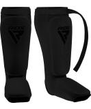 RDX Schiensbeinschoner Kickboxing shin protector Thai boxing martial arts Muay Thai Mma Spanning Sch tzer shin protection upholstered Shin Guard Sparring men's foot protection kick boxing equipment m full black - Buy Online on GoSupps.com
