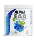 Alpha EAA Powder 462g - Vegan Blue Raspberry Amino Acid Drink | All 8 Essential Amino Acids | Made in Germany | Optimal Performance - Buy Online on GoSupps.com