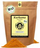 UNCLE SPICE Organic Turmeric Powder 200g - Premium Curcuma 2.5-3.5% Curcumin DE- KO-005 - Superfood for Health & Wellness - Buy Online on GoSupps.com