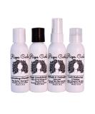 Rizos Curls 4-Step Travel Kit for Curly Hair - Curl Defining Cream, Shampoo, Conditioner, Refresh & Detangle - 2 fl oz each - Buy Online on GoSupps.com