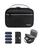 LAVIEVERT Diabetes Travel Carry Bag - Insulin Cooler Case with Shoulder Strap & Ice Packs - Black - Buy Online on GoSupps.com