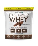 Designer Wellness Whey Protein Powder - Natural Probiotics, Fiber & B-Vitamins | Gluten-Free & Non-GMO | Gourmet Chocolate 4 lb - Buy Online on GoSupps.com