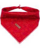Shop Lionheart Glory Dog Haller 1 Packer Washable Cotton Christmas Neck Towel | Adjustable Red Kerchief for Large Dogs - Buy Online on GoSupps.com