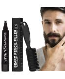 Waterproof ecomlab Kit Filler for Beard - Long Lasting Coverage and Natural Finish - Micro Tip for Precise Application - Includes Bristle Brush - Ideal for Beard, Mustache, and Eyebrows - Barbershop Accessories (Black) - Buy Online on GoSupps.com