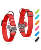 Waudog Waterproof Adjustable Dog Collar - Perfect for Big Medium and Small Dogs | Stylish & Durable Puppy Collars - Buy Online on GoSupps.com