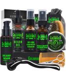 GoldWorld Beard Care Kit | Ultimate Beard Grooming Kit with Wash Oil Serum Balm & Accessories - Perfect Valentine's Day Gifts for Men Dads & Him - Buy Online on GoSupps.com