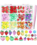 Buy 3D Fruit Cartoon Nail Charms - Assorted Grapes Peach Watermelon & More | DIY Nail Art Decor Online - Buy Online on GoSupps.com