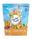 Crystal Light Peach Tea Sticks 16 ct 4.55 oz - Pack of 2 | Refreshing Zero Calorie Drink Mix - Buy Online on GoSupps.com