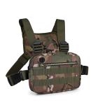 Men's Outdoor Water Resistant Chest Bag with Phone Holder - Tactical EDC Utility Pack for Running, Cycling, Hiking - Camo - Buy Online on GoSupps.com