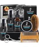 Beard Growth & Grooming Kit - Beard Wash, Oil, Balm, Brush, Comb, Scissor, Storage Bag, E-Book - Gifts for Men - Buy Online on GoSupps.com