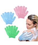 URAQT Exfoliating Gloves 6 Pcs Body Scrub Glove Bath SPA Exfoliating Mitts Exfoliating Gloves for Shower Spa Massage Dead Skin Remover Gloves Deep Body Scrubber for Women and Men (3 Pairs) - Buy Online on GoSupps.com