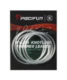 Piscifun Fly Fishing Tapered Leader 6 Pack - 9ft, 7.5ft, 12ft (0X-7X) with Loop for Precise Casting - Buy Online on GoSupps.com