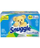 Snuggle Plus SuperFresh Fabric Softener Dryer Sheets with Static Control and Odor Eliminating Technology, Original, 200 Count - Buy Online on GoSupps.com