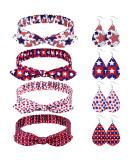 Patriotic American Independence Day Headband and Earring Set for Girls and Women - Buy Online on GoSupps.com