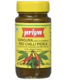 Priya Gongura & Red Chilli Pickle 300g - Buy Online on GoSupps.com