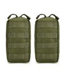 G4Free 2 Pack Molle Pouch Small Tactical Belt Bag Pouch Utility Pouch Molle Accessory Molle Pouch EDC Bag Hiking Equipment Green - Buy Online on GoSupps.com