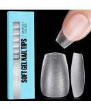 TOMICCA Short Coffin Nail Tips Clear Nail Tips Natural False Nails Coffin French Acrylic Nails Artificial Nails Tips for Girls Women (240 Pcs 15 Sizes) 1.Short Coffin - Buy Online on GoSupps.com