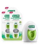 Buy GUM Dual-Defense Twisted Dental Floss - Double Strand Waxed Floss with Green Tea & Mint - 2ct (3pk) | International Shipping Available - Buy Online on GoSupps.com