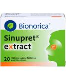 Sinupret Extract Coated Tablets - 20 pcs | All-Natural Relief for Sinus Health | International Shipping Available - Buy Online on GoSupps.com