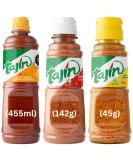 Tajin Seasoning Bundle: Clasico with Lime 142g, Habanero with Lime 45g, Chamoy Sauce 455ml - Authentic Mexican Flavouring - Buy Online on GoSupps.com