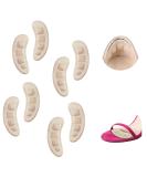 4 Pairs Ball of Foot Cushions | Gel Metatarsal Pads for Women | Non-Slip Forefoot Cushions for High Heels | Pain Relief Reusable Insole Cushions - Beige - Buy Online on GoSupps.com