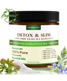 Organic Dead Sea Bath Salt for Detox Body Soak - Reduce Cellulite, Slim Down, Improve Skin & Circulation - Buy Online on GoSupps.com