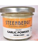 Steenbergs Organic Garlic Powder Standard Jar - 50g - Buy Online on GoSupps.com