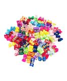 JpGdn 50pcs /25Pair Small Dog Hair Bows with Rubber Bands and Rhinestones Puppy Grooming Bows Doggies Cat Topknot Bowknot Pet Hair Accessories Color Random hair bows A - Buy Online on GoSupps.com